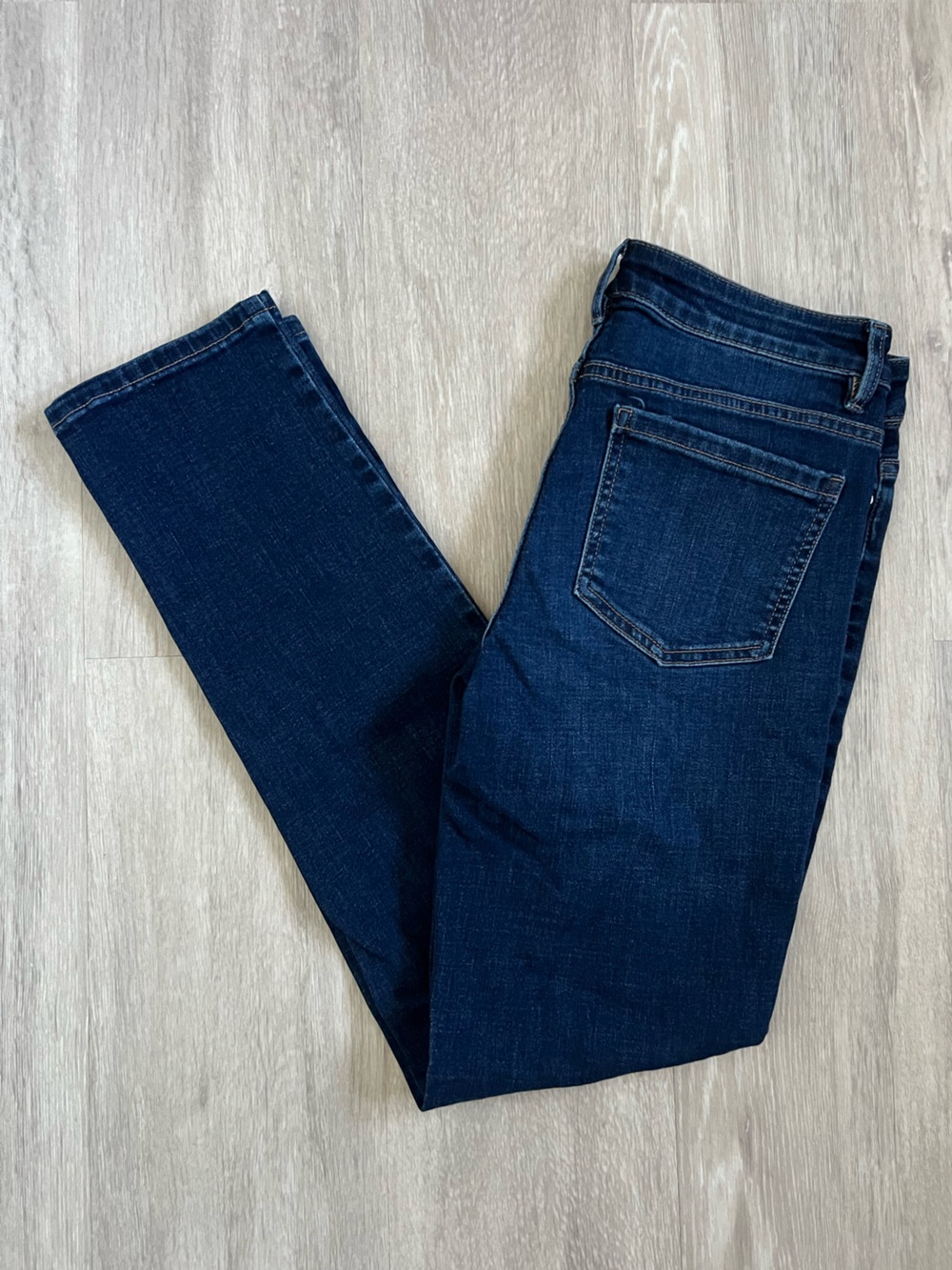 J. Jill Denim Dark Blue Boyfriend Straight Leg Ankle 4